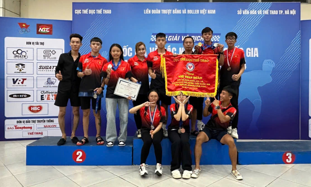Bac Giang ranks second at national roller sports championships 